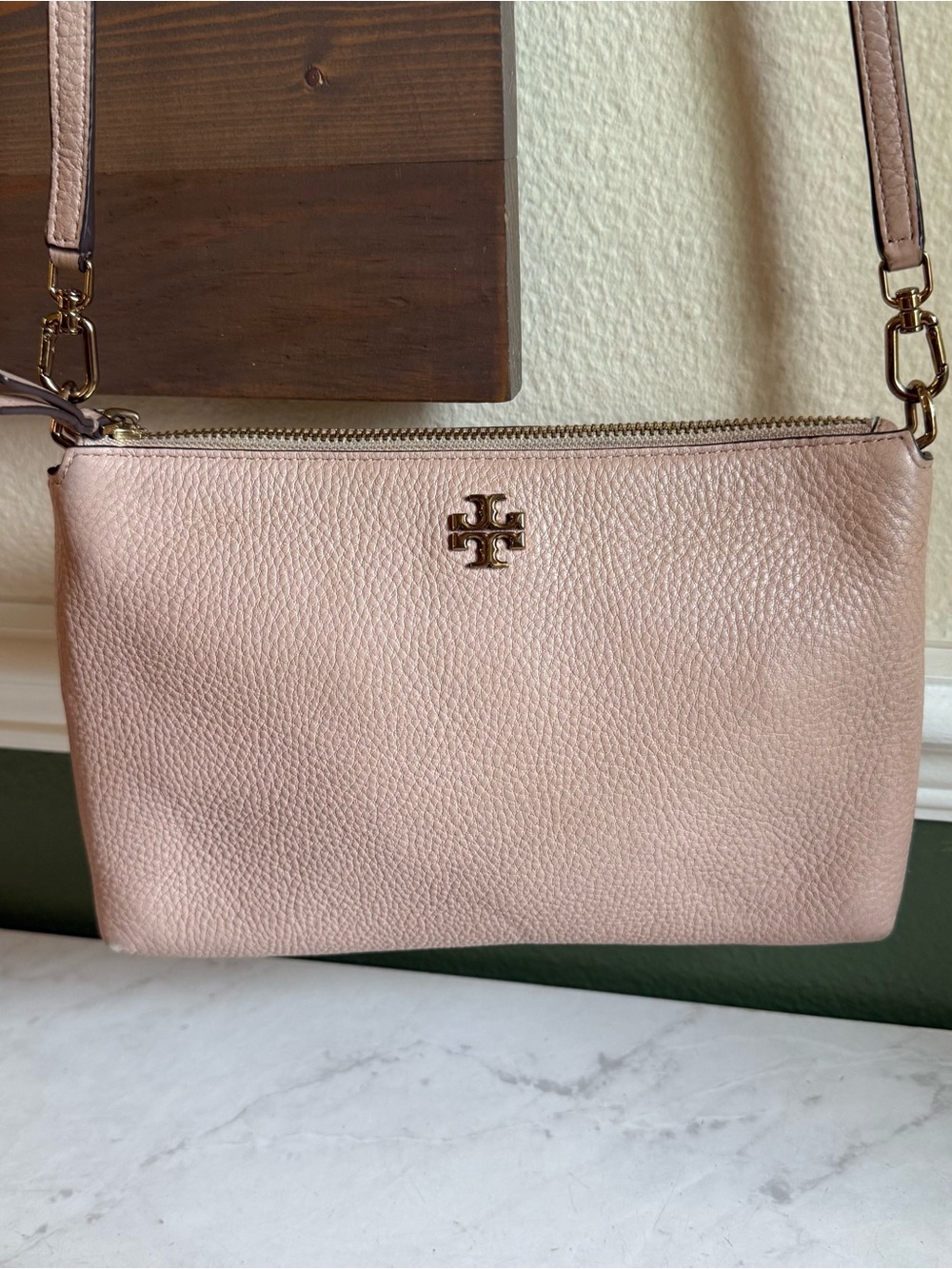 Tory Burch Pebbled Leather Crossbody
